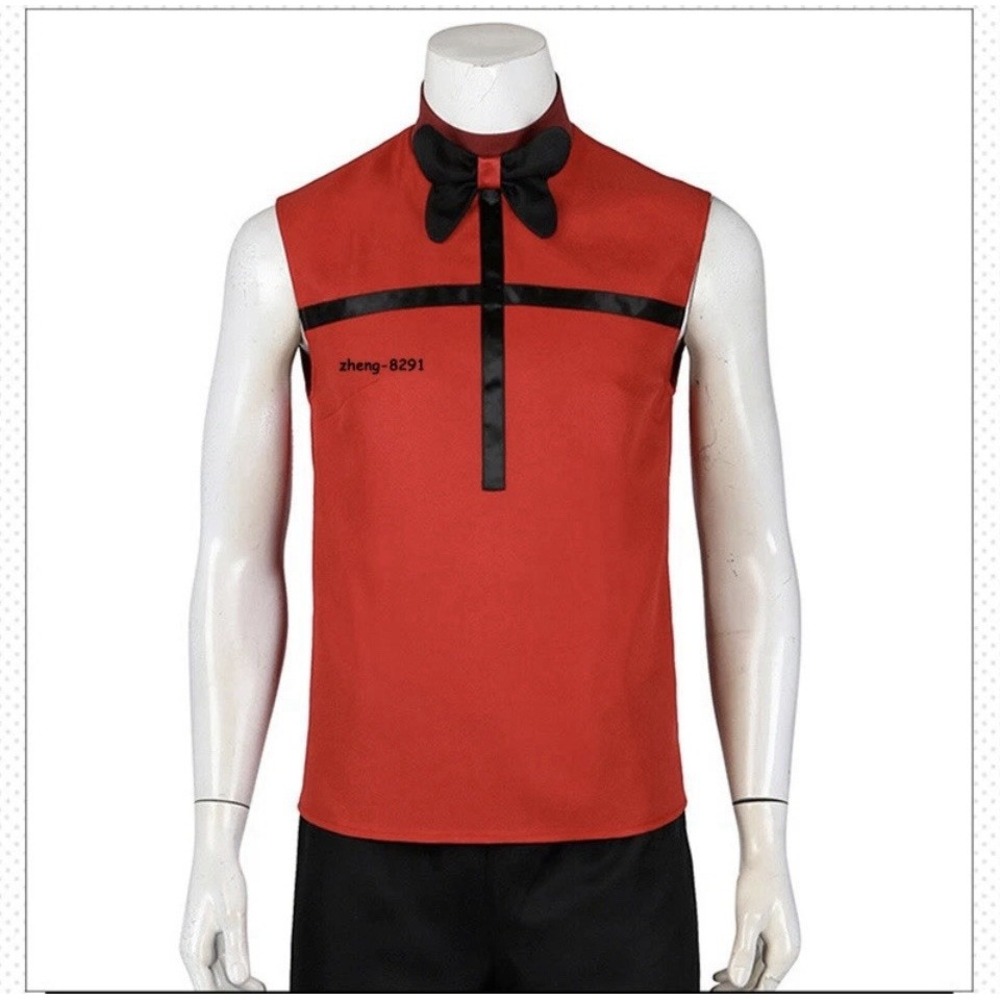 Anime Hazbin Hotel Alastor Cosplay Costume Adult Size S Halloween Dress Suit New - Picture 9 of 11